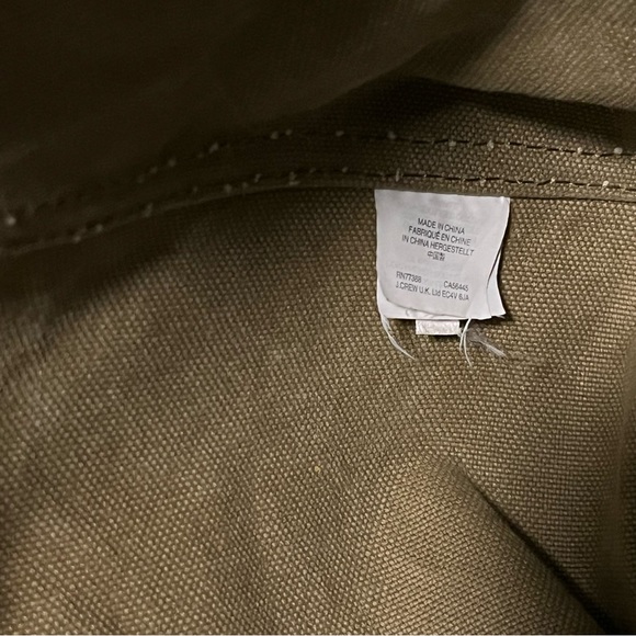 Madewell Canvas Somerset Drawstring Backpack in Olive - Picture 9 of 15